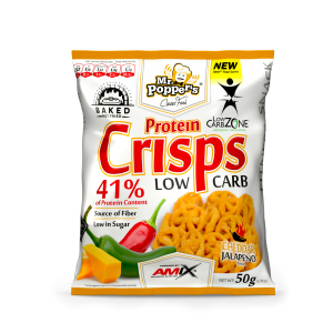 Mr. Popper´s® Protein Crisps 50g čedar-halapenjo paprika