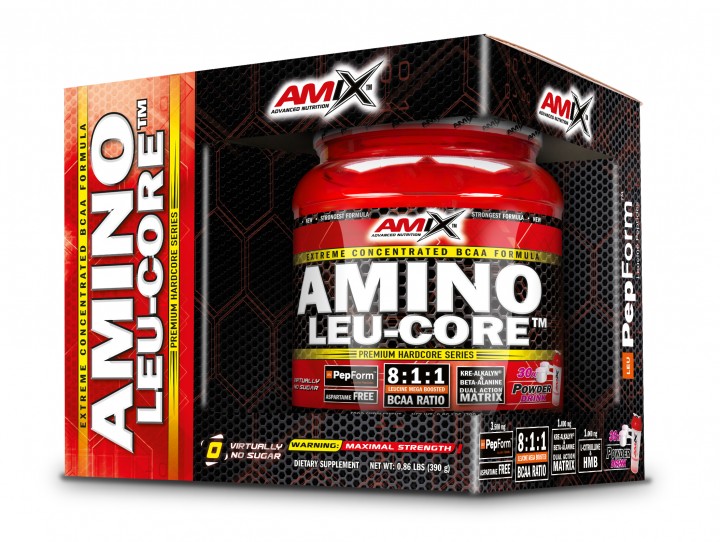 Amino LEU-CORE 8:1:1 390g fruit punch 1 Amino LEU-CORE 8:1:1 390g fruit punch